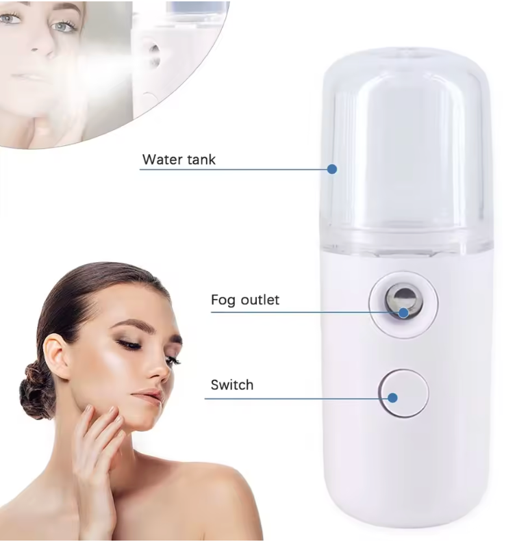 30ml Mini Humidifier For Car Home Office Portable Rechargeable Small Wireless Personal Face Sprayer Cool Mist Maker Humidifier